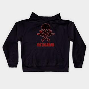 Heavy Metal Music Skull and Guitars Kids Hoodie